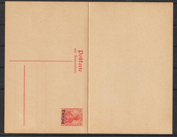 Danzig Ganzsache P 3   (asdg)
