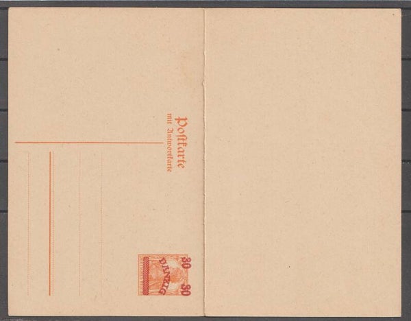 Danzig Ganzsache P 8   (asdg)