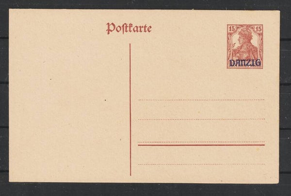 Danzig Ganzsache P 5   (asdg)