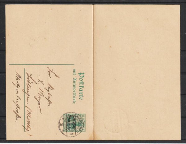 Postgebiet Ob. Ost  Ganzsache P 2 (asdg)