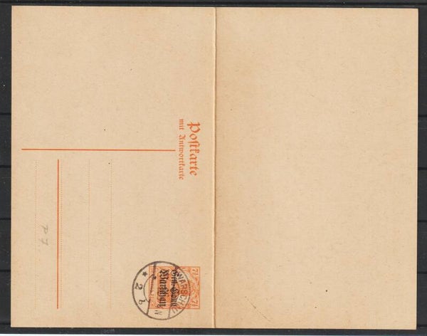 Postgebiet Ob. Ost  Ganzsache P 5 (asdg)