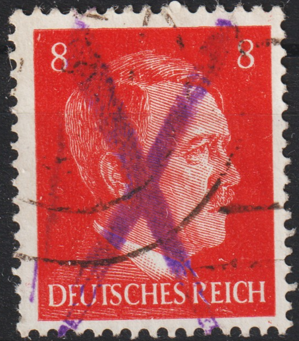Schwärzung A.H. MiNr. 786 durchkreuzt (aslo)