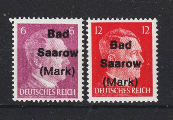 Bad Saarow MiNr. XI, XII postfrisch ** geprüft  (aslo)