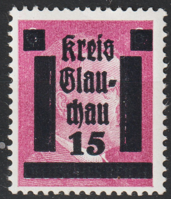 Glauchau, MiNr. 5 b postfrisch ** (aslo)