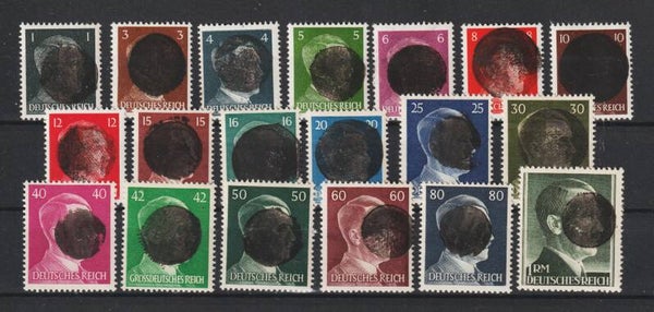 Sächsische Schwärzung Adolf Hitler 1-20 ungebraucht * (aslo)