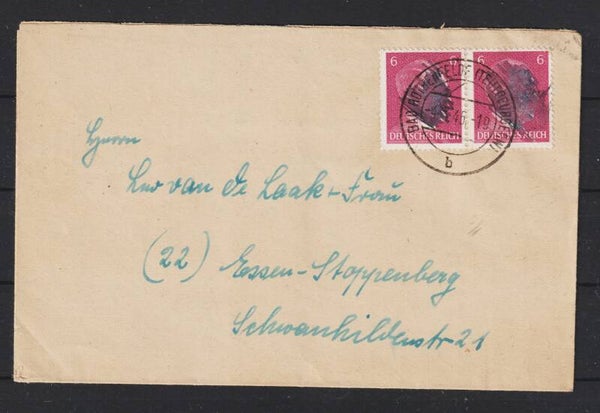 Schwärzung A.H. MiNr. 785 auf Brief  BAD ROTHENFELDE 4.3.46   (aslo)