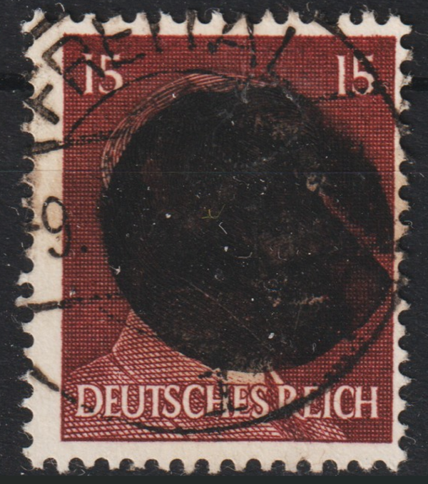 Sächsische Schwärzung A.H. MiNr. 789 gestempelt   (aslo)