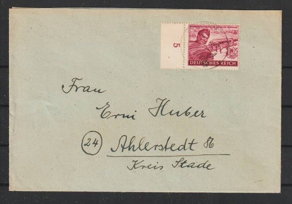 MiNr. 890 EF auf Brief  FELDPOST 21.8.44  (aspk)