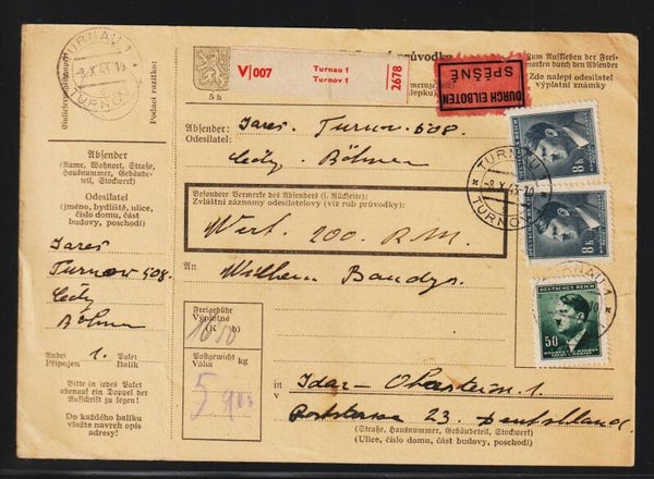 Böhmen & Mähren Paket Begleitkarte