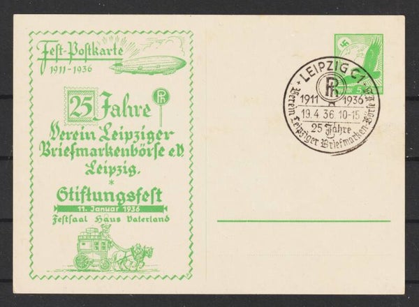 Privat Ganzsache PP 142  C 2  25 Jahre Leipziger .. (b110)