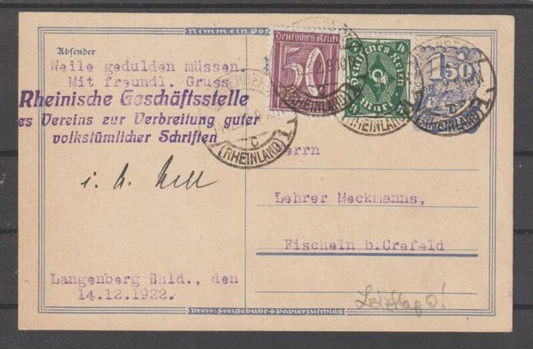 Ganzsache P 148, portogerecht, Letzttag PP10 14.12.22   (b133)
