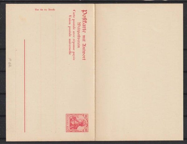 Ganzsache P 62  (b174)