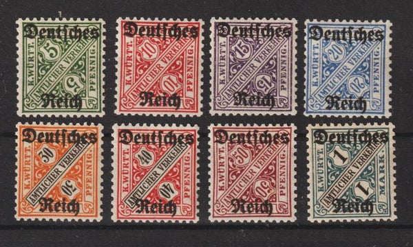 MiNr. D 52-56 + 57-64 ungebraucht * (b185)