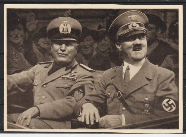 Propaganda Karte Männer der Zeit “Der Führer und Duce” (b197)