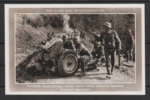 Propaganda Karte "Über allem steht die deutsche Infantrie"  Adolf Hitler  (b212)