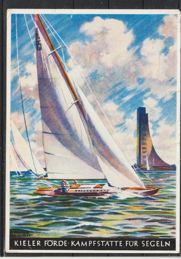 Propaganda Karte, Olympische Spiele 1936  (b216)