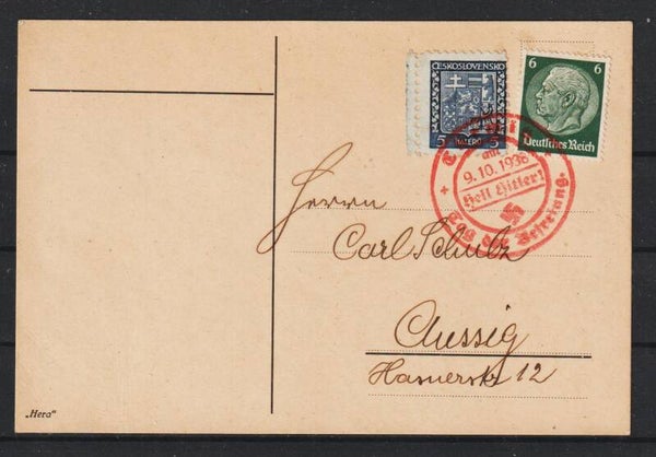 TÜRMITZ - Tag der Befreiung 9.10.1938  (b219)