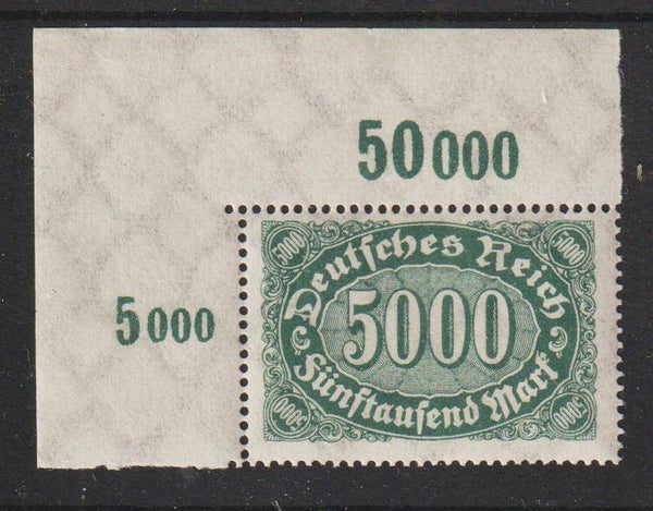 MiNr. 256 Oberrand Bogenecke postfrisch  (b221)