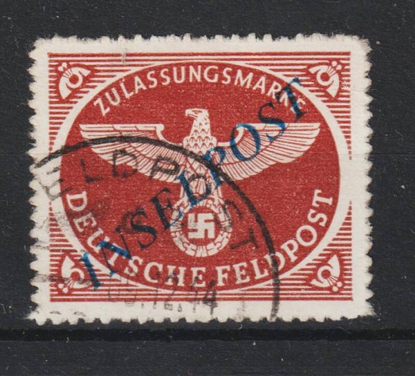 Feldpost, MiNr. 10 B gestempelt  (b221)