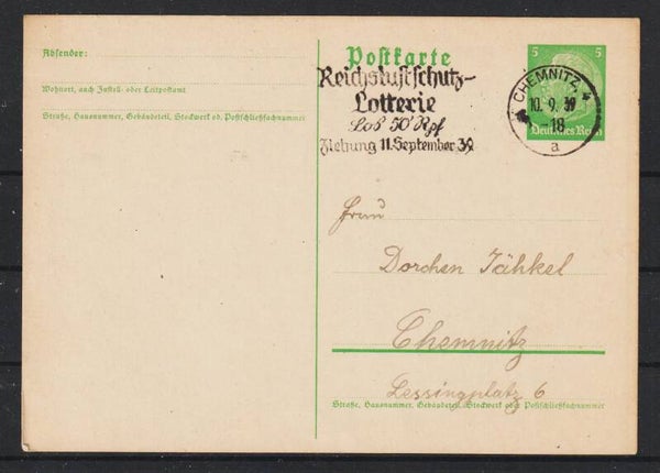 Ganzsachen Karte P 225, Werbestempel  (b223)