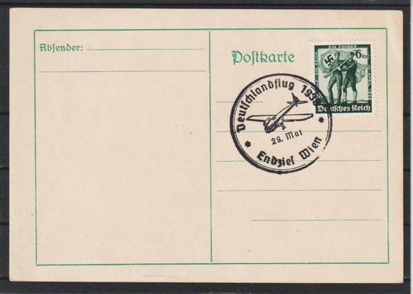 Deutschlandflug 29. Mai 1938 Endziel Wien  (b230)