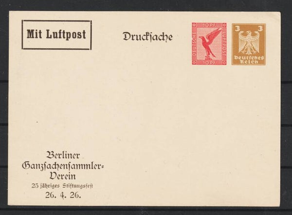 Privat Ganzsache PP 90 C 1  Berliner Ganzsachensammler-Verein  (b260)