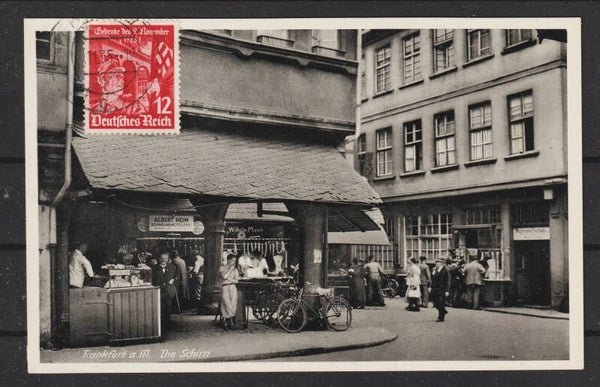 MiNr. 599 Postkarte, FDC  (b263)