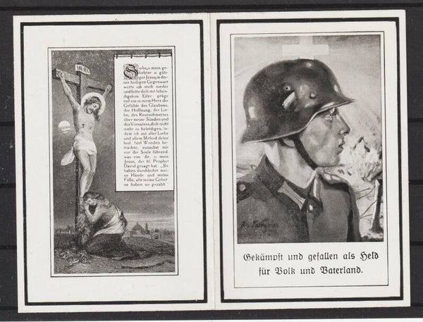 Sterbekarte 2. WK Pionier Franz Josef Lugge (b269)