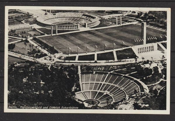MiNr. 666 AK "Reichssportfeld und Dietrich Eckart Bühne"  (b271)