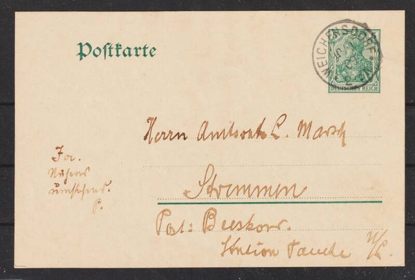 Ganzsache P 78  WEICHENSDORF 10.1.09 (b285)