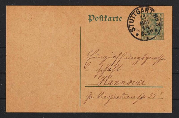 Ganzsache P 90  STUTTGART 11 MAI 14   (b331)