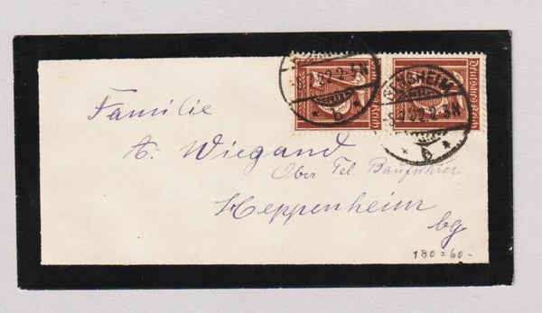 MiNr. 180 MeF portogerechte Drucksache (b403)