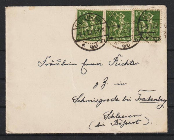 MiNr. 187 MeF portogerechter Brief (b403)