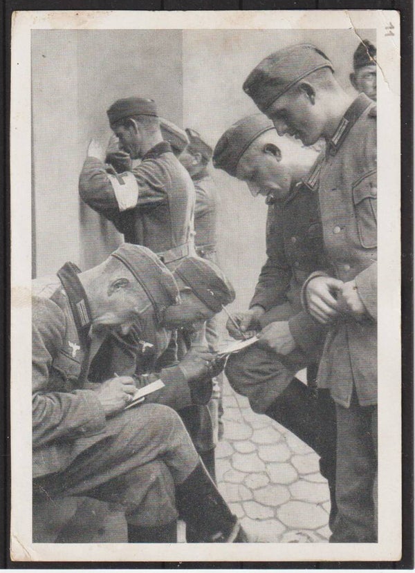 Propaganda-Postkarte "Adolf Hitler in Polen - Ein Kartengruß in die Heimat"   (b434)