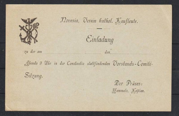 Ganzsache PP "Verein kathol. Kaufleute"  (s23147)