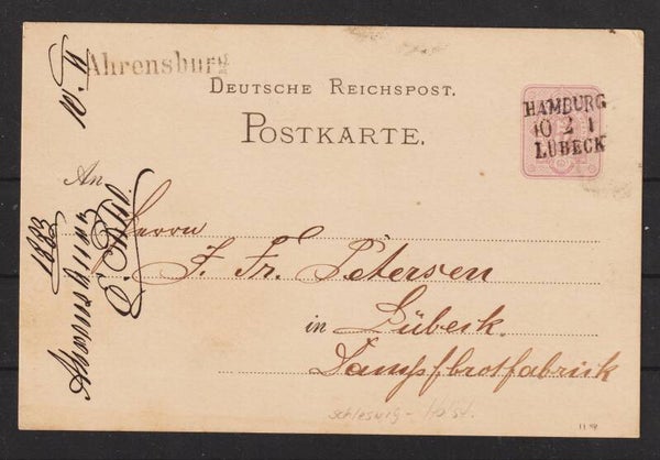 Ganzsachen Postkarte P 12  Stempel  (b453)