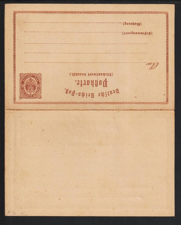 Ganzsachen Karten P 4  (b455)