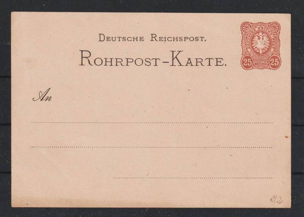 Ganzsache Rohrpost RP 2  (b456)