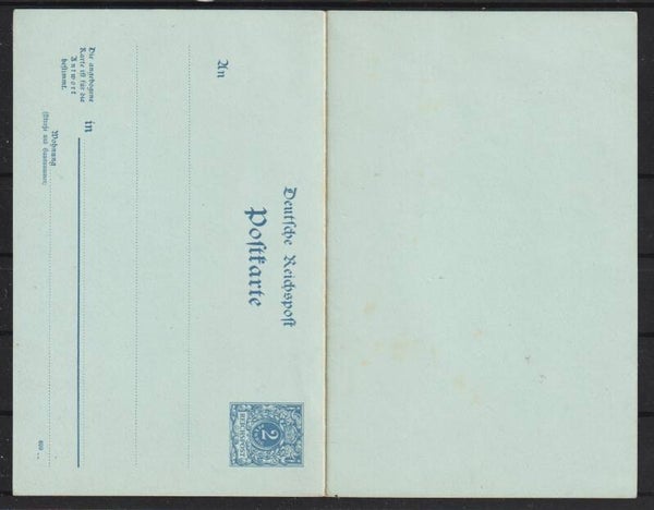 Ganzsache P 41 I / II  (b470)