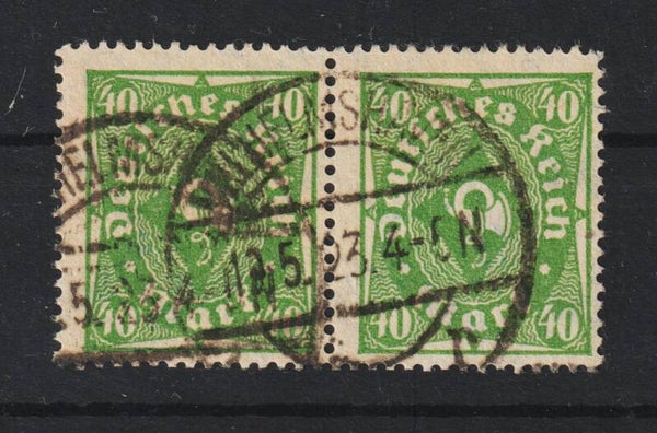 MiNr. 232 W/232 W gestempelt, geprüft (b492)