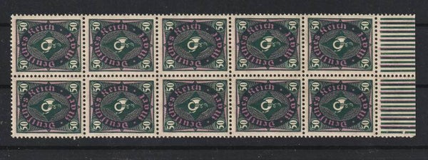 MiNr. 209 Wb postfrisch ** 10ner Block  (b496)