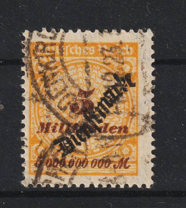 MiNr. D 85 gestempelt, geprüft (b498)