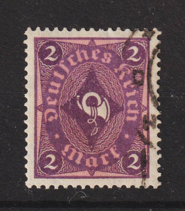 MiNr. 191 I gestempelt, geprüft (b504)