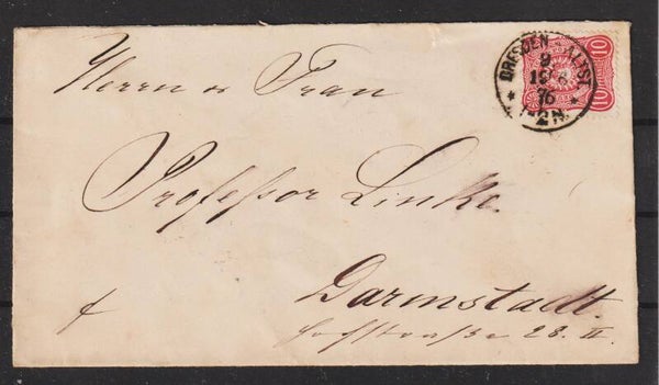 MiNr. 33 Einzelfrankatur, DRESDEN ALTST (b513)