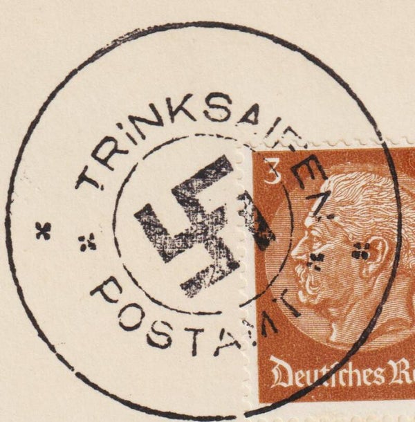 Postkarte, Sonderstempel TRINKSAIFEN  (b534)