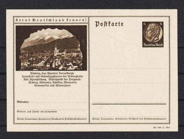 Ganzsache P 236 ungebraucht (b549)