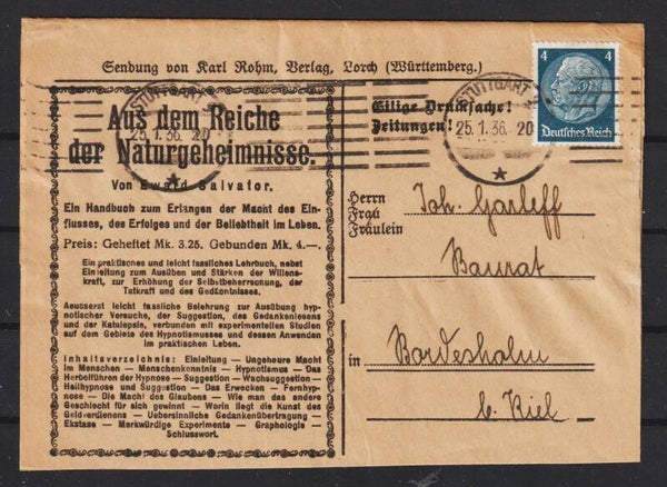 Streifband, Karl Rohm Verlag Lorch  (b567)