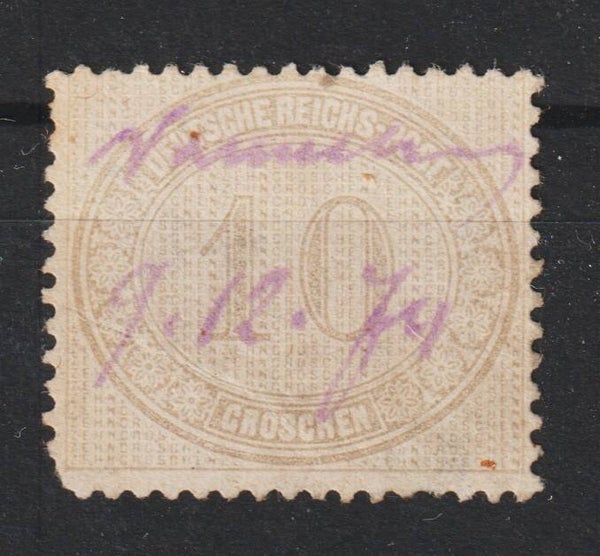 MiNr. 12 Federzug (b609)