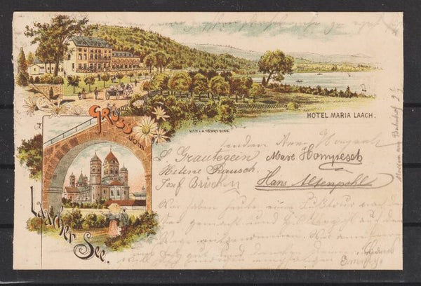 MiNr. 46 EF Guss vom Hotel Maria Lach  27.5.98  (b623)