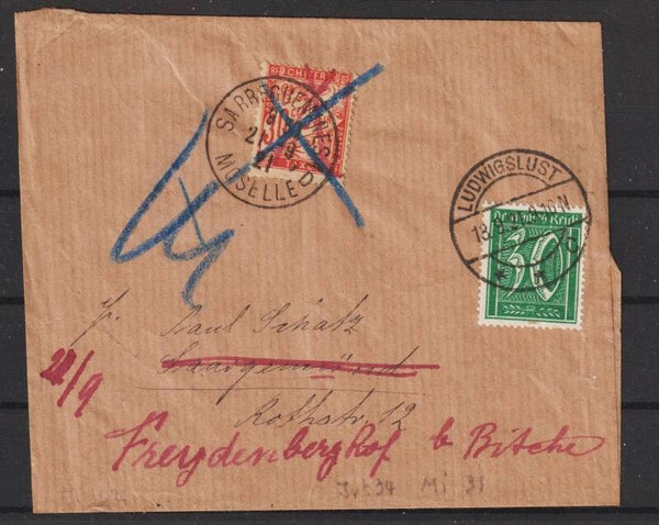 Zeitungs-Streifband   (b627)